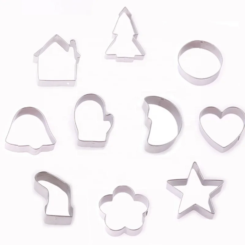 
Metal Biscuit Cutters Christmas Cookie Mold Cookie Cutter Set 