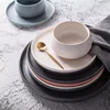 Popular cheap matte designs elegance fine ceramic plates / porcelain dinnerware / dinner set