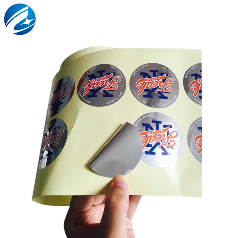 Custom Design Glossy Logo Snapback Stickers,Adhesive Round Hat Sticker ...