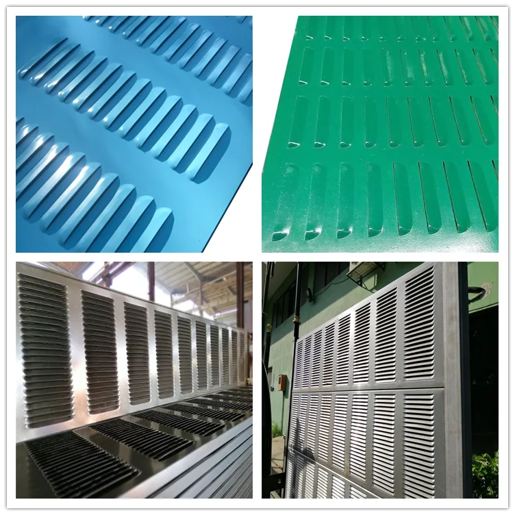 Perforated Metal Highway Noise Barrier Fence Outdoor Sound Barrier ...