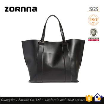 China Wholesale Market 2016 Guangzhou Leather Ladies Fashion Women Big Bag Handbag Tote - Buy ...