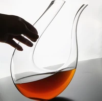 

U Shape Crystal Glass Wine Decanter Wine Carafe Accessories