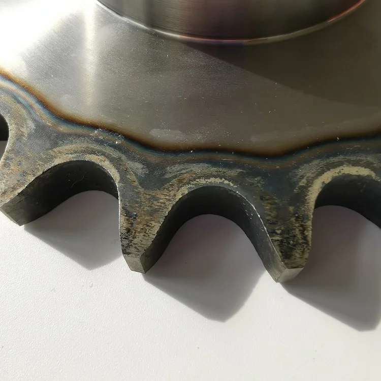 custom steel chain drive sprockets for harvster transmission parts