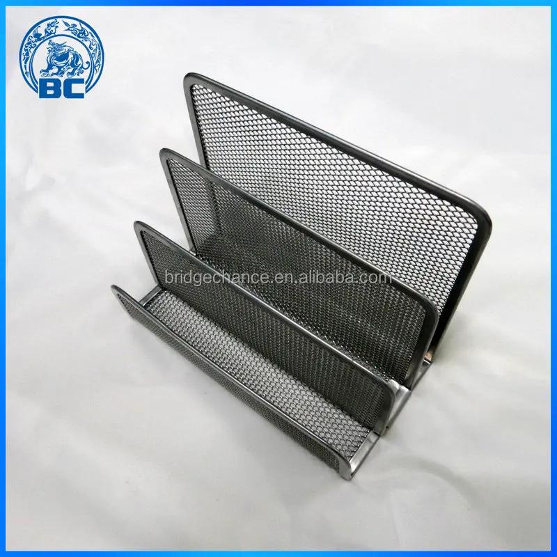 
4 Divided Paper And Letter Organizer,Desktop Letter Holder 