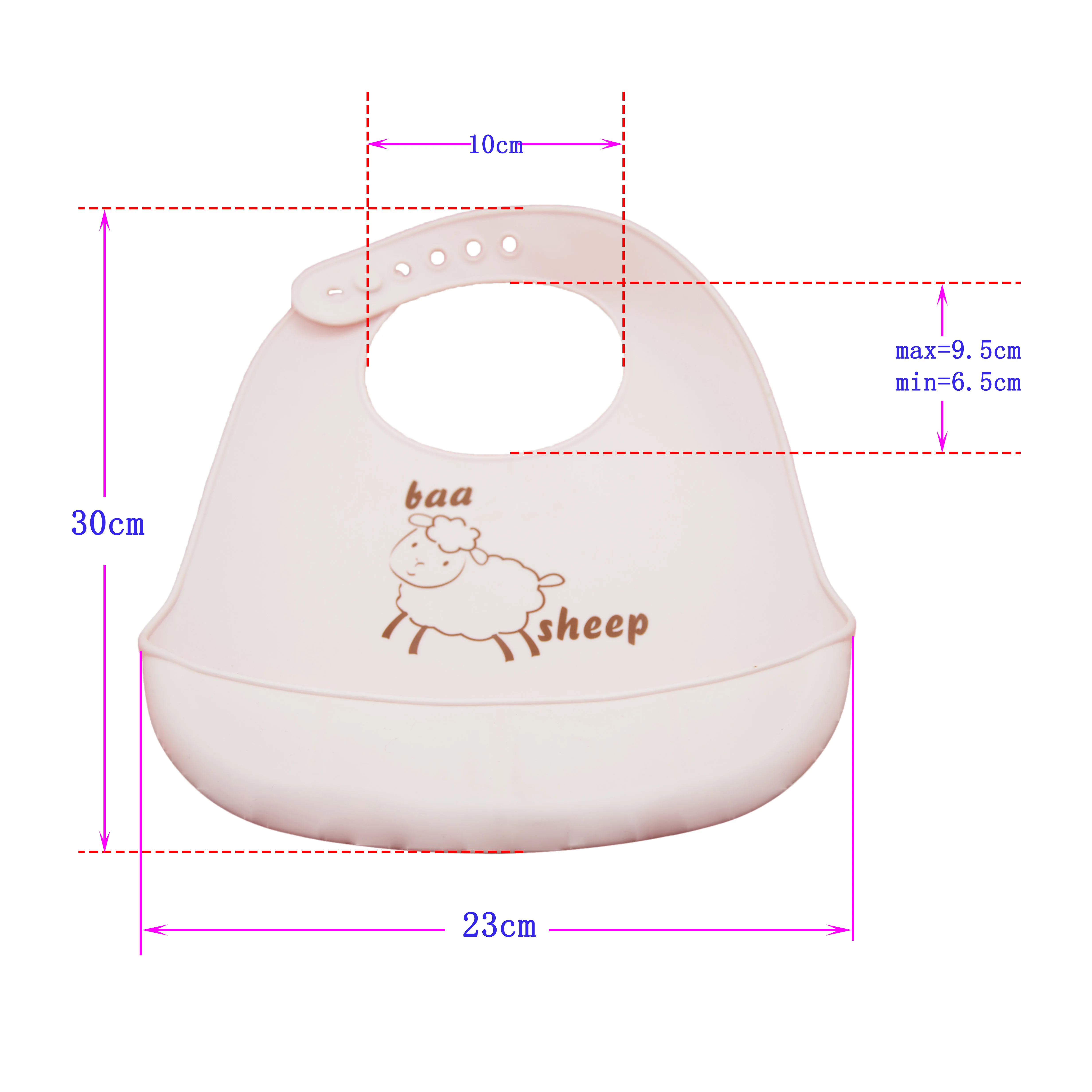 2 soft baby bib