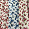 Popular Plain Printed 100%Viscose Spun Rayon Fabric Customized Design at Reasonable Price for Summer Dress