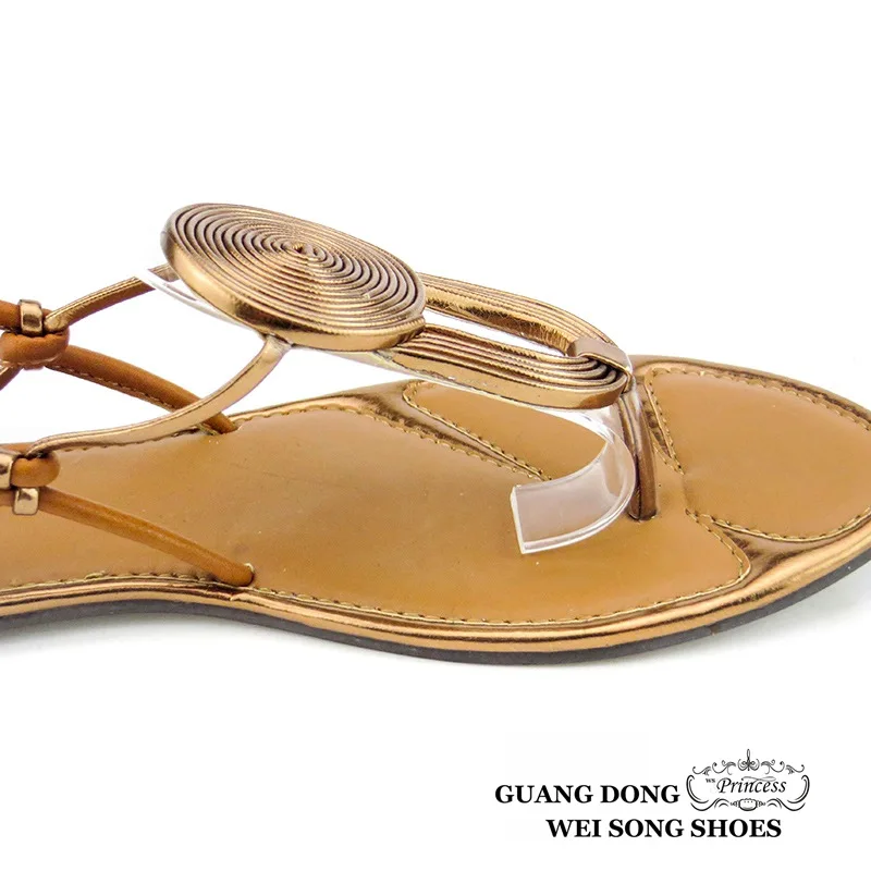 Tpr Sole Fashionable Design Comfort Flat Thong Thin Strap Slingback Flat Lady Casual Sandals 
