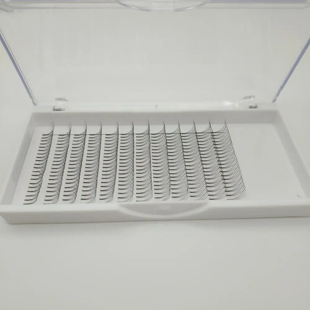 

Private label silk eyelash extensions 3D 4D 5D pre made fans volume eyelash, Black