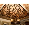 Decorative metal slat ceiling creative 3d open ceiling