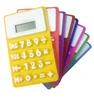flexible 8-digit calculator with white trim raised numbers and memory function Battery included