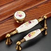 Cheap ceramic antique kitchen furniture handle for cabinet or door