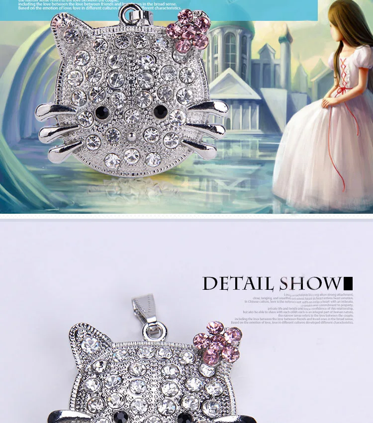 Novelty Jewellery Cartoon Hello Kitty 4GB Flash Memory USB - ANKUX.COM