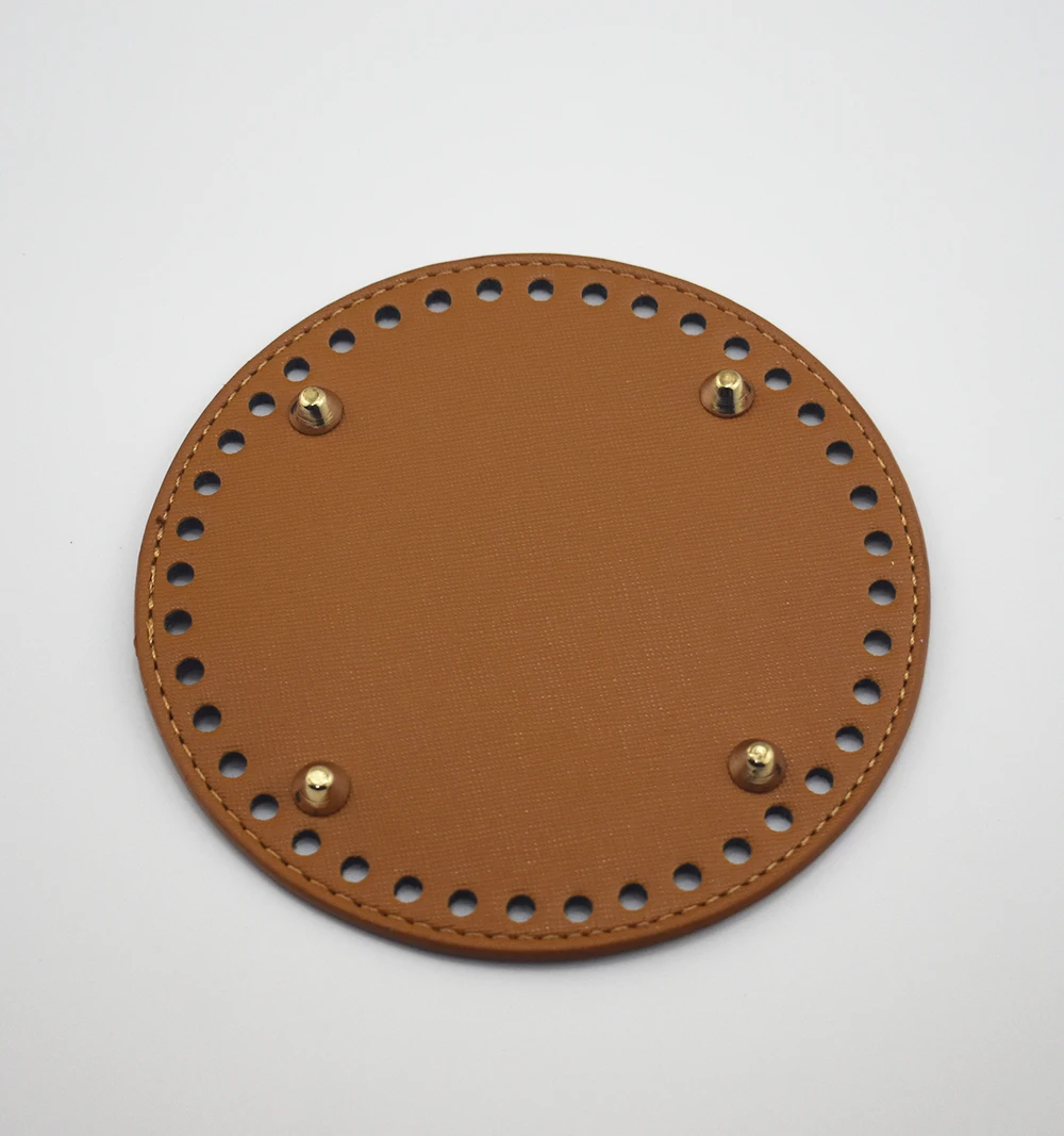 15 Colors Prehole Round Bag Bottom With Fout Bag Feet With Stocks On