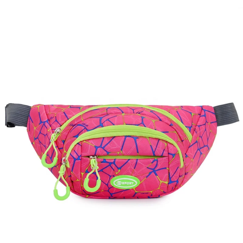 

Smart Ladies Sports Fitness Running Climbing Hiking Travel Belt Customize Logo Women Wholesale Cute Waist Bag Fanny Pack, Black, pink, blue