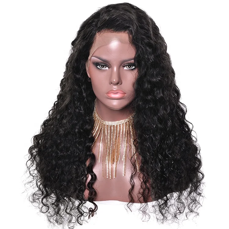 

Pre Plucked Virgin Brazilian Human Hair Lace Front Wig