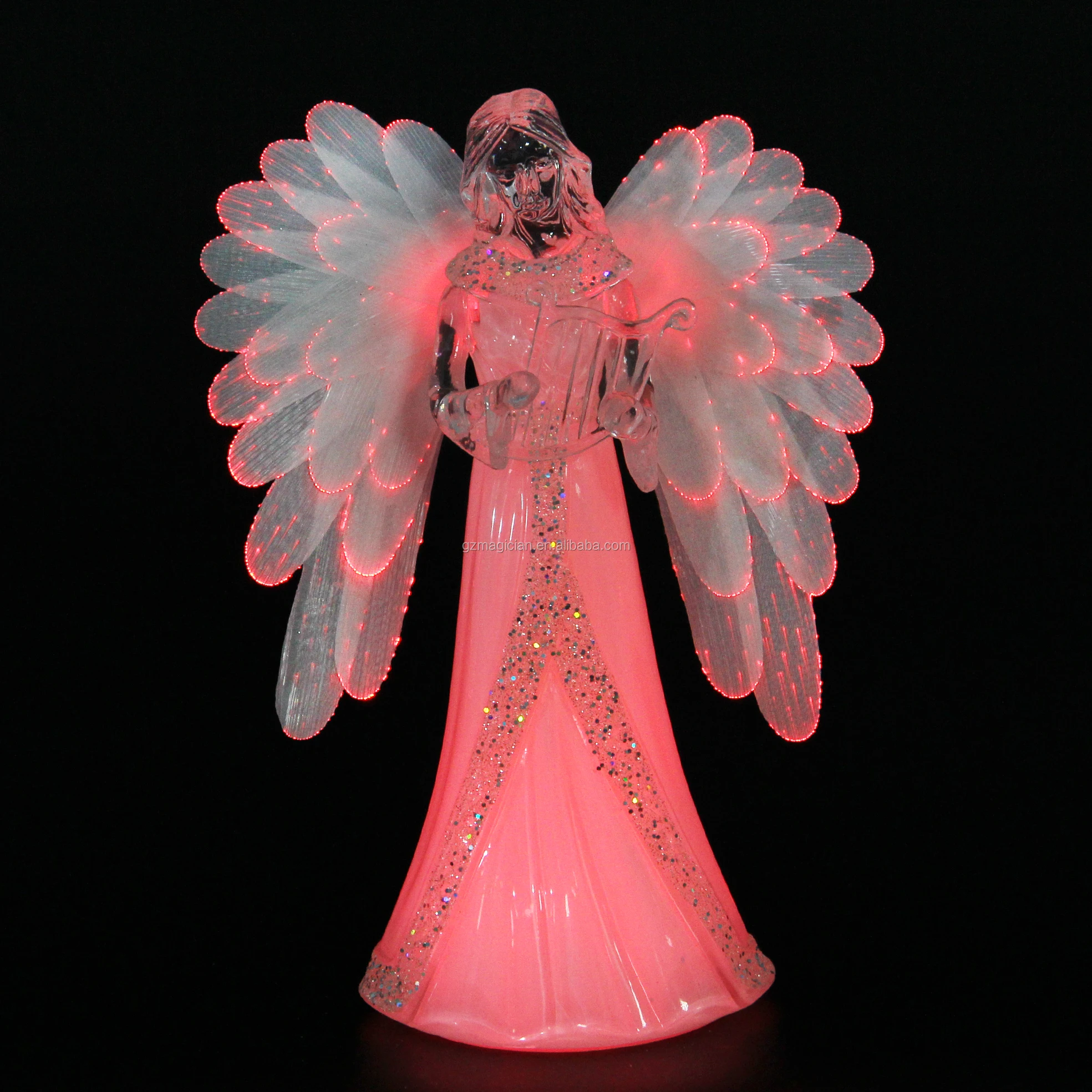 Led Light Christmas Angel Statues Wholesale Lighted Angel Indoor