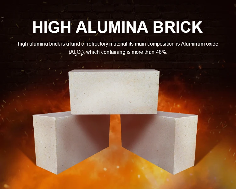 Good erosion resistance high alumina refractory brick for lime kiln
