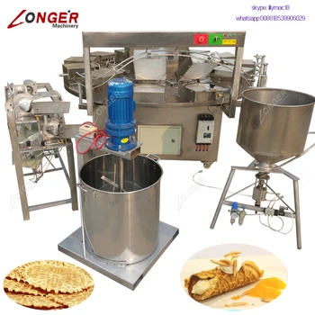 Industrial Pizzelle Maker Kuih Kapit Making Sugar Cone 