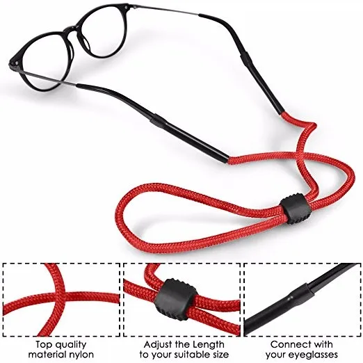 Wholesale Sport Safety Glasses Lanyard Sunglasses Holder Eyeglasses