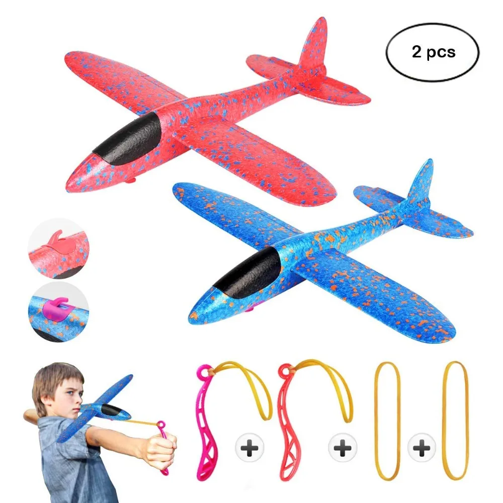 New Aerobatic Slingshot Plane 2 Flight Mode 2 Pack Glider Airplane ...