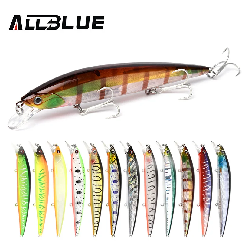 

ALLBLUE 2018 Professional Suspend Fishing Lure 130mm 21.5g Wobbler Minnow Bait Artificial Tackle, N/a