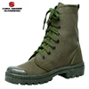 Green color Combat Canvas Boots Tactical men Canvas boots for out door duty