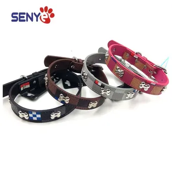 soft leather dog collars