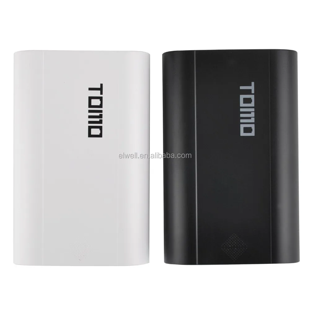 
Portable black color power bank case note 5 5V 1A 2.1A output 3 slot external battery pack 18650 passed CE ROHS 