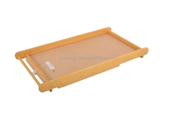 wooden changing tray