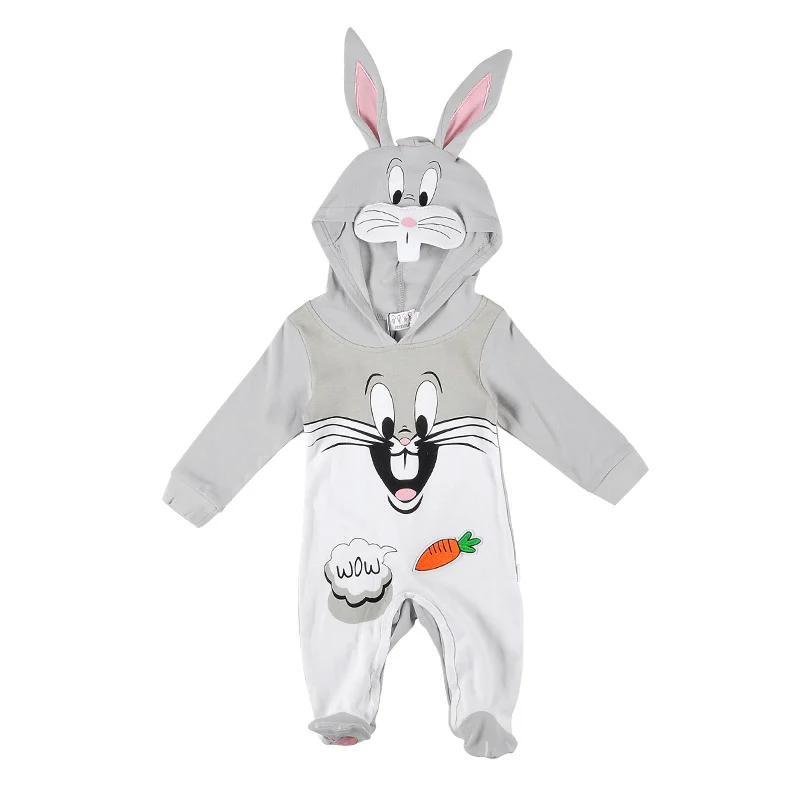 

Asian Baby Clothing Girls Rabbit Newborn Baby Long Sleeve Romper