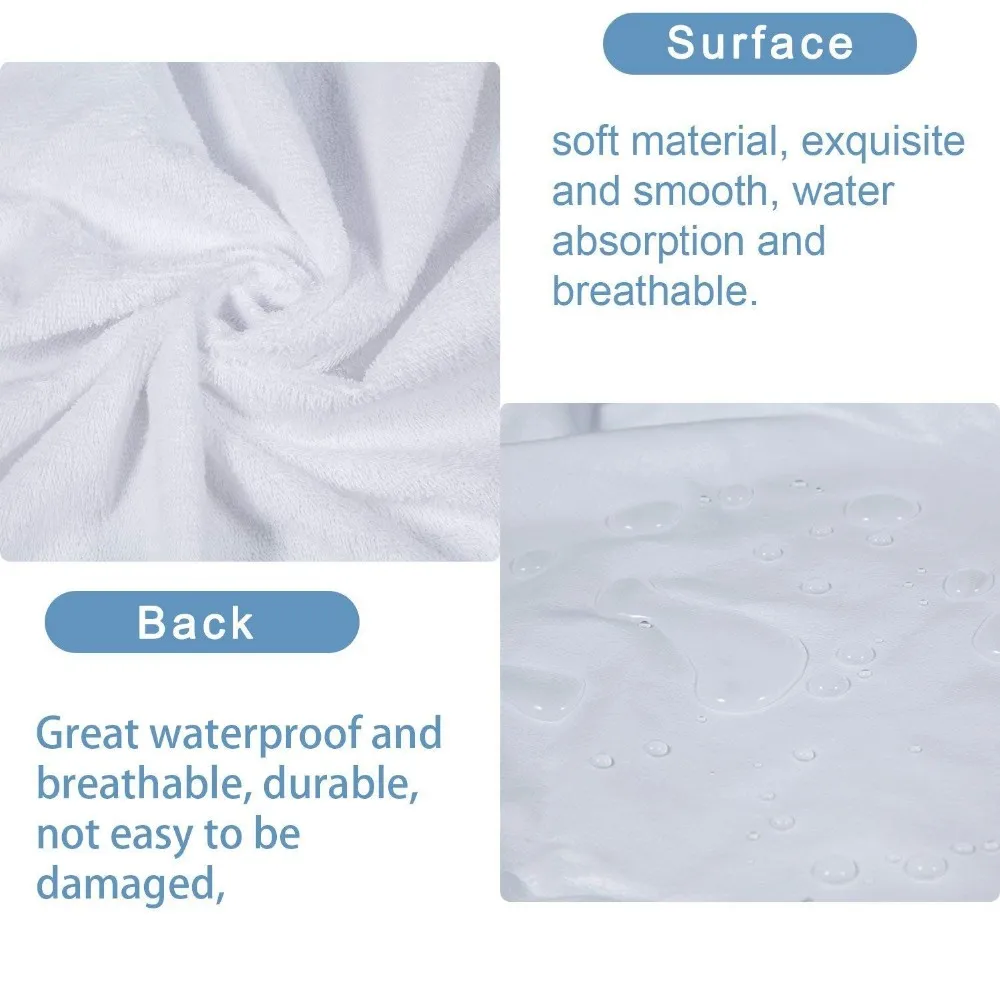 Liquid Proof Protects Against Dust Mites Fitted Sheet Style Mattress