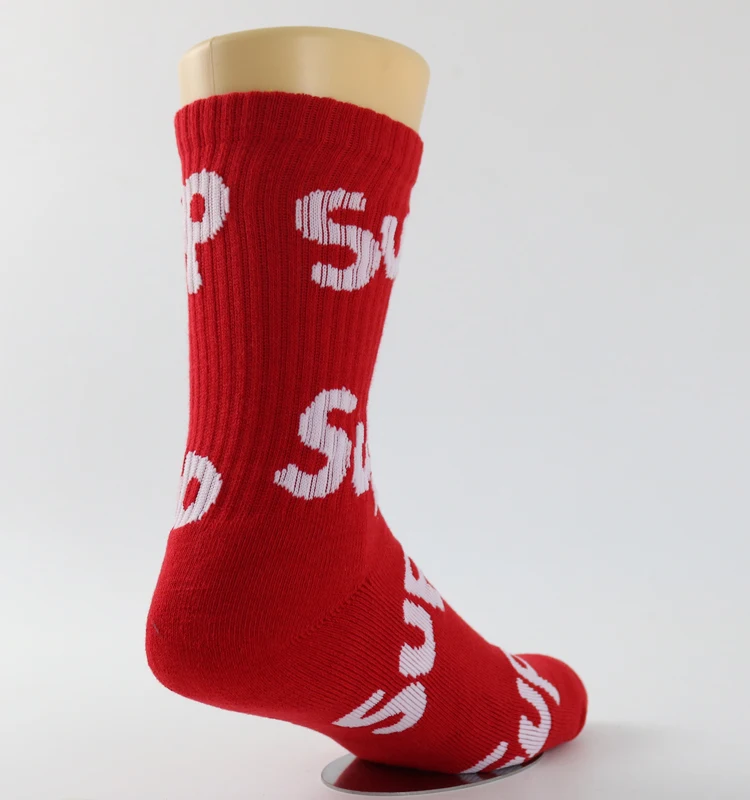 Custom Cotton White Fashion Crew Mens Sport Socks With High Quality