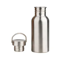 

Zogift Alibaba New custom logo 500/750/1000ml single layer insulated stainless steel drinking water bottle with bamboo lid