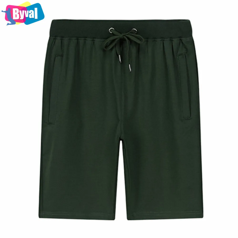 
Byval High Quality Men Cotton Fleece Sports Fit Short Sleeve Pants 