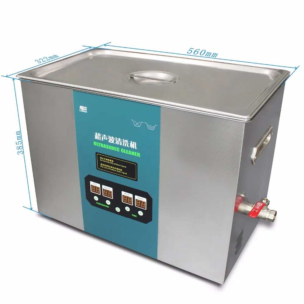 Ultrasound Cleaner 600w Ultrasonic Wave Cleaner With 30l Stainless