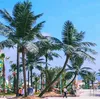 Artificial coconut palm tree fiberglass tree Mall beach outdoor trees