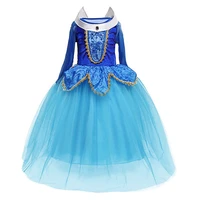 

HYA08 Girls Princess Sleeping Beauty Elsa Cinderella Dress kids costumes for party