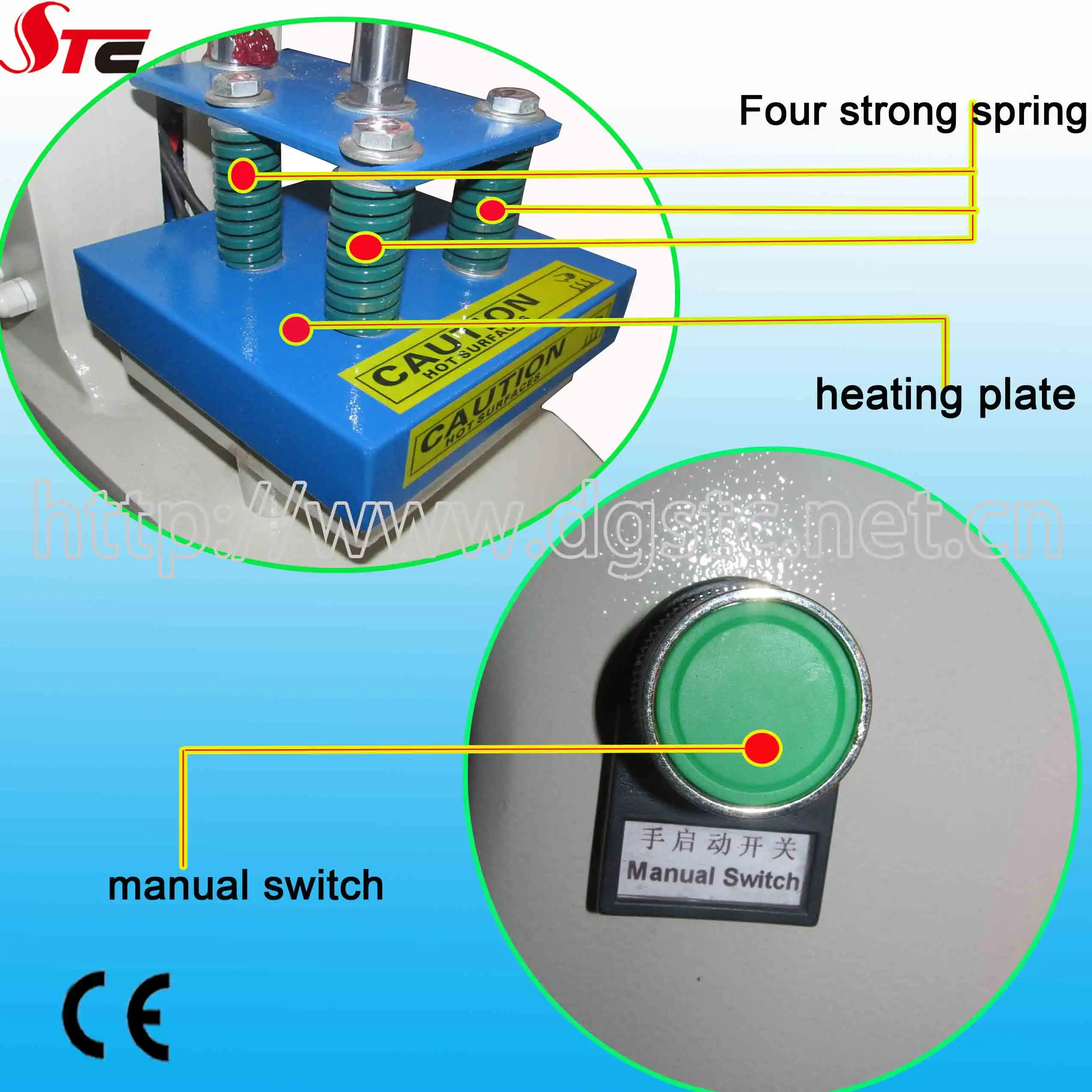 Wholesale Pneumatic Automatic Digital Clothing Label Small Logo Stamp