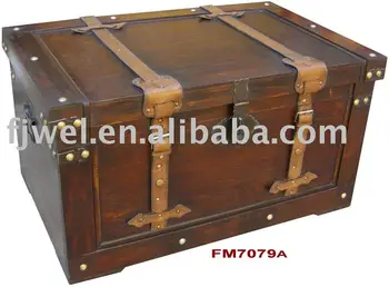 Antique Style Wooden Decorative Trunk Buy Wood Coffee Table