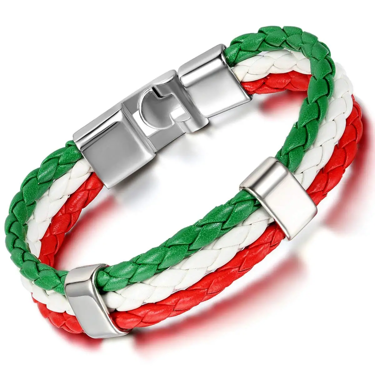 Italian bracelet. Браслет флаг Италии.