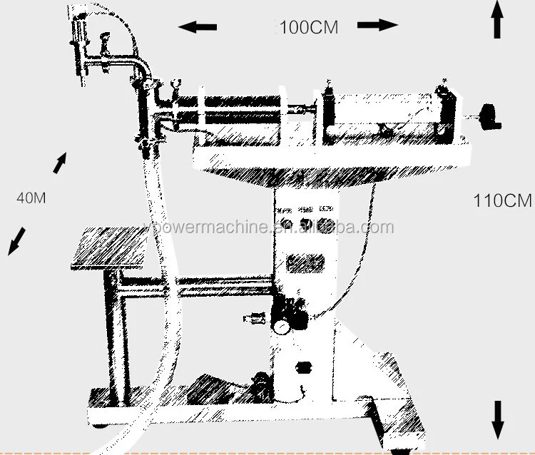 G1WY Floor type pneumatic liquid filling machine9.jpg