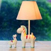 Roogo animal style white zebra table lamps for knowledge