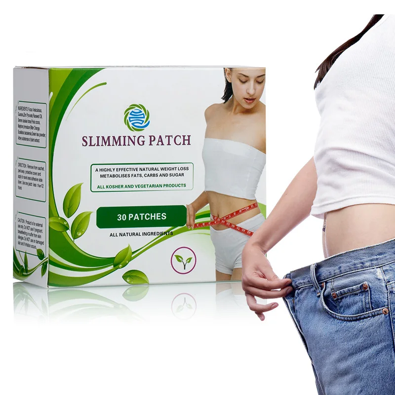 

CE FDA Chinese natural herbal navel magnet slim patch, White
