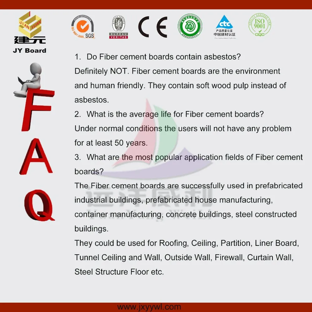  colorful fiber cement board 