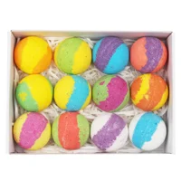 

Handmade Fizzer Bath Bombs Gift Set, 12 Pack of Bath Bombs with Essential Oil, OEM/ODM fizzy bubble bath bombs