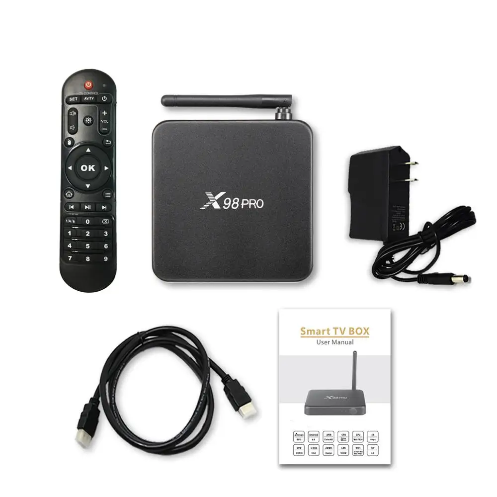 

Free Internet Android Tv Box Brazil With Usb 3.0 X98Pro, Balck