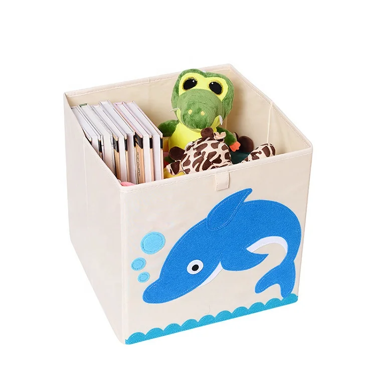 

Whale Pattern Exquisite And Durable Oxford Cloth Storage Bins Boxes, Customized color