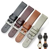 Simple casual men's genuine leather watch strap fashion 18 20 22mm watch strap with quick release bar