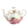 Home goods tea sets small ceramic Teapot set with beautiful pattern from Awalong