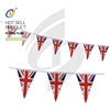 Personalized style wholesale country hanging triangle banner flag size pennant logo